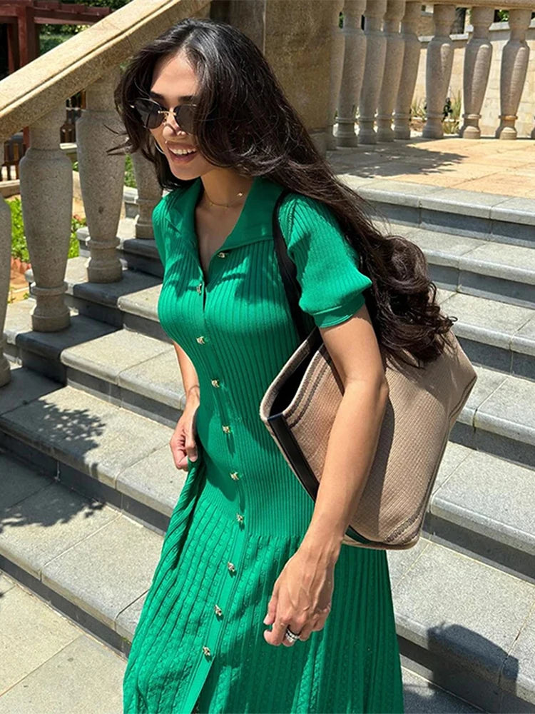 Single-Breasted Knit